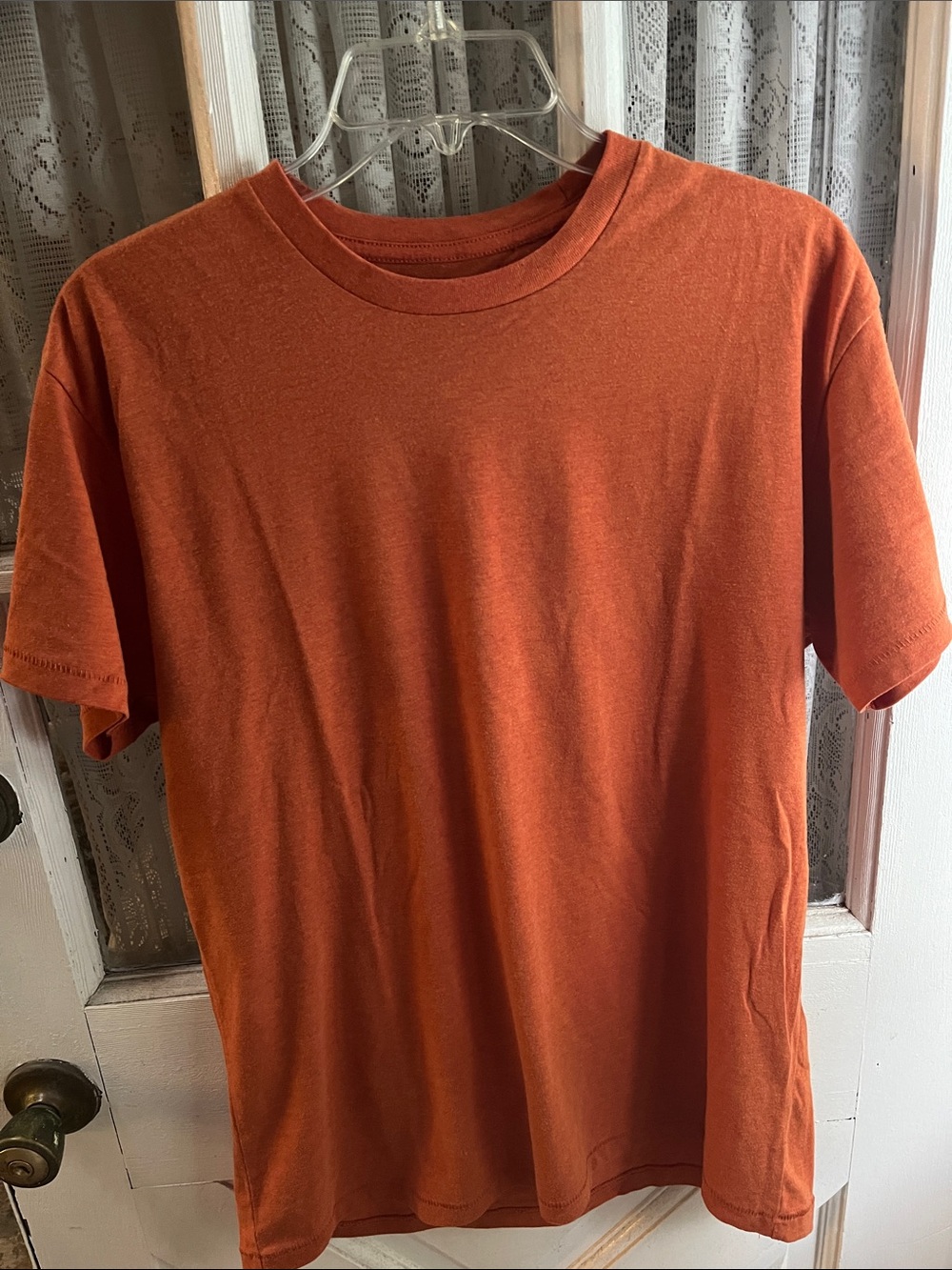 GAP Mens Burnt Orange Crew Tee Shirt M